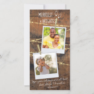 Tarjeta fotográfica de dos días de festividad más