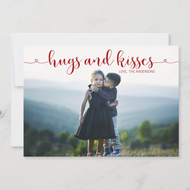 Tarjeta fotográfica de El día de San Valentín de a (Anverso)