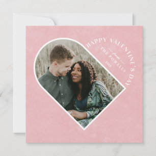 Tarjeta fotográfica de El día de San Valentín del 