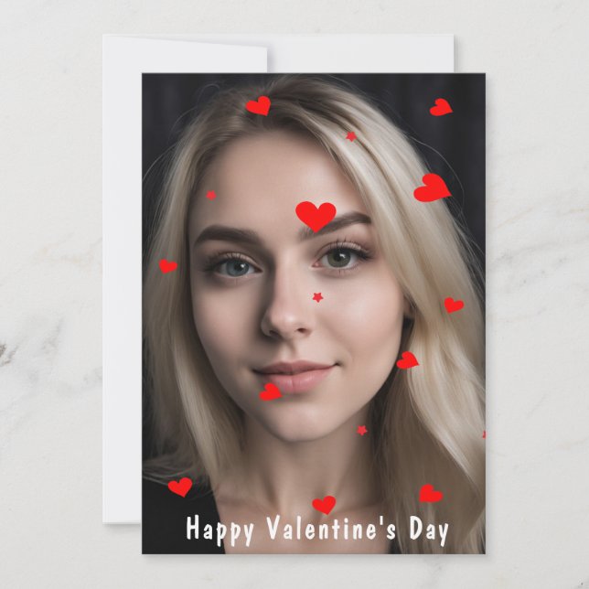 Tarjeta fotográfica de El día de San Valentín Mini (Anverso)