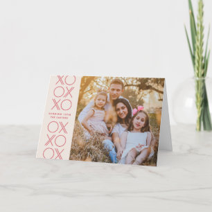 Tarjeta fotográfica de El día de San Valentín XO g