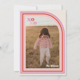 Tarjeta fotográfica de El día de San Valentín XOXO