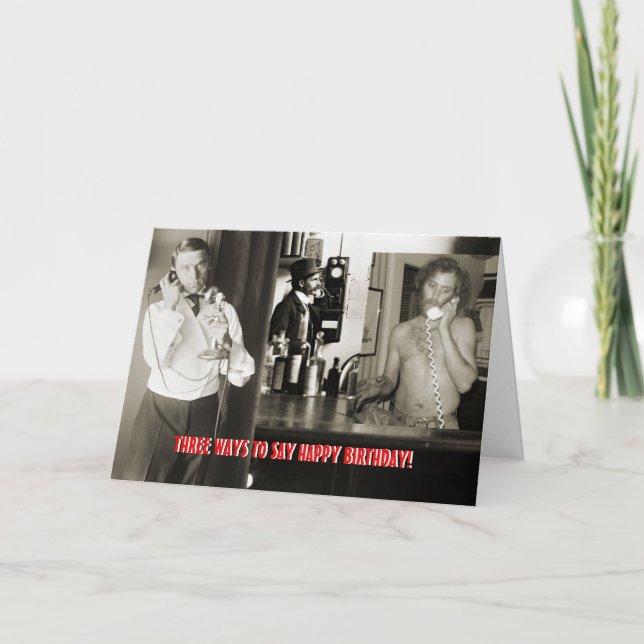 Tarjeta fotográfica de época de la evolución del t (Anverso)