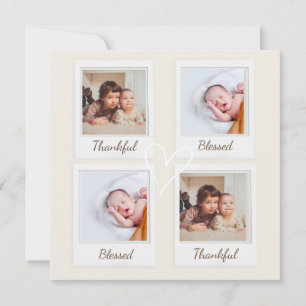 Tarjeta fotográfica de estilo polaroide - Agradeci