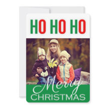 Tarjeta fotográfica de felicitaciones navideñas de