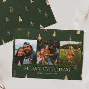 Tarjeta fotográfica de Feliz Todo Navidad