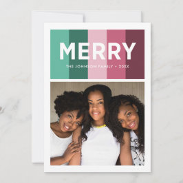 Tarjeta fotográfica de feriado brillante y brillan