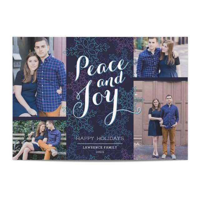 Tarjeta fotográfica de feriado de las luces del no (Subido por el creador)