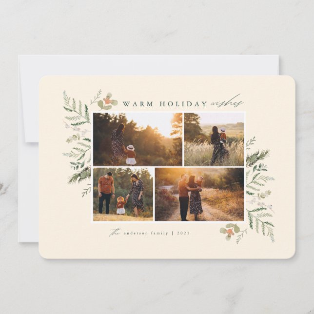 Tarjeta fotográfica de ferias de invierno (Anverso)