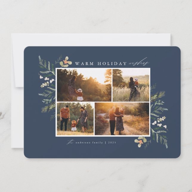 Tarjeta fotográfica de ferias de invierno (Anverso)