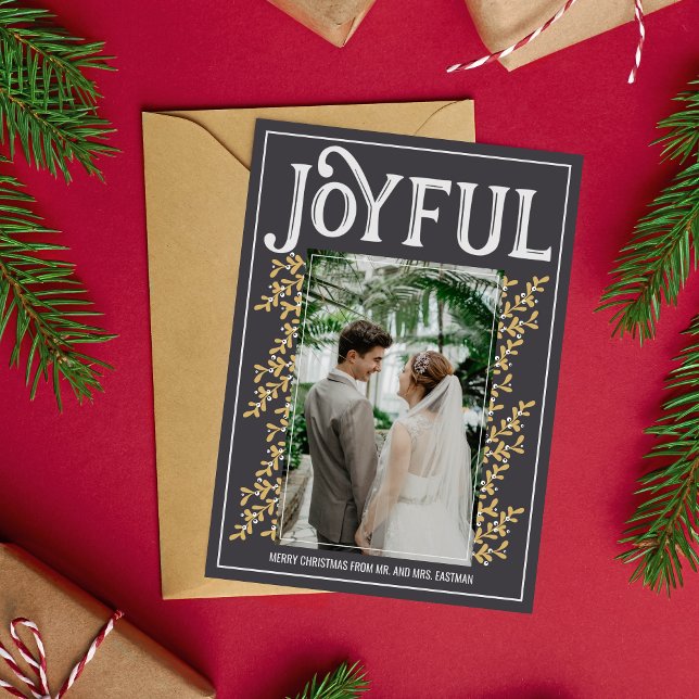 Tarjeta fotográfica de ferias navideñas casadas (Subido por el creador)