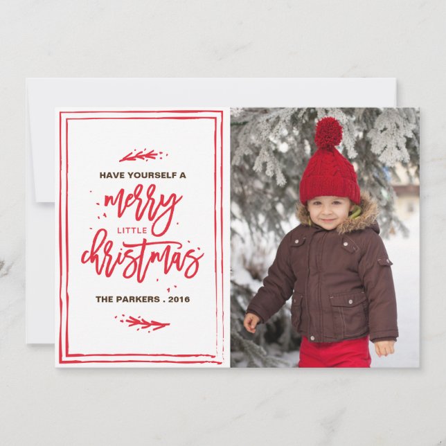 Tarjeta fotográfica de ferias para Navidades peque (Anverso)