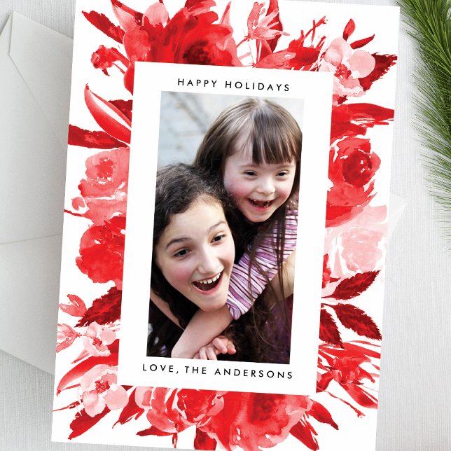 Tarjeta fotográfica de festividad de Navidades flo (Subido por el creador)