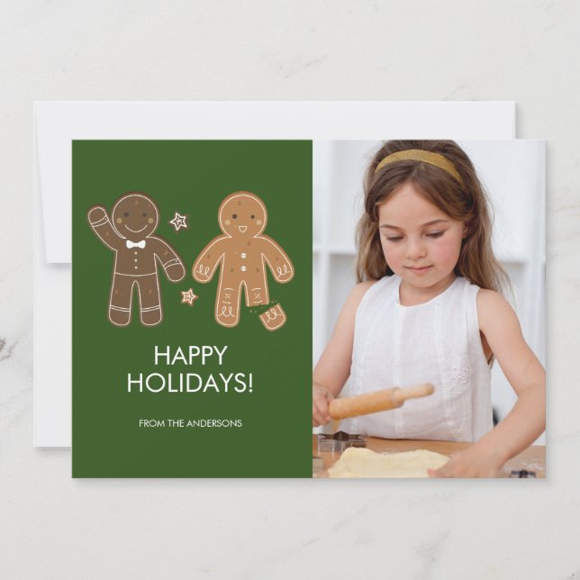 Tarjeta fotográfica de festividad para hombres de  (Anverso)