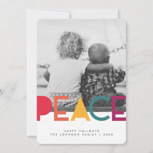 Tarjeta fotográfica de festividad para Navidades d
