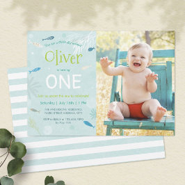 Tarjeta fotográfica de Fiesta de cumpleaños para n