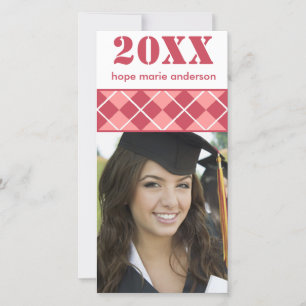 Tarjeta fotográfica de graduación de imágenes de a