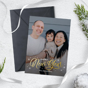 Tarjeta fotográfica de Guay Flakes Relieve metaliz