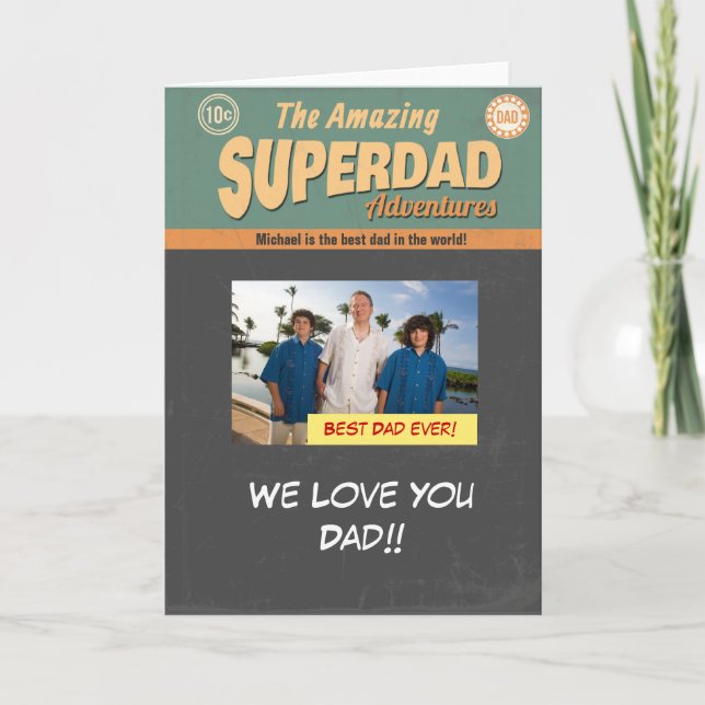 Tarjeta fotográfica de historietas, cumpleaños del (Anverso)