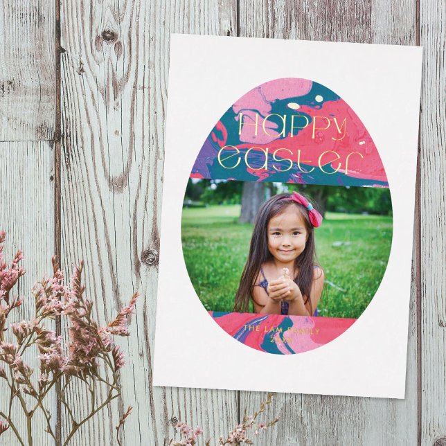 Tarjeta fotográfica de huevos de pascua de Relieve (Subido por el creador)