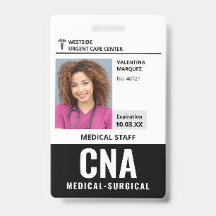 Tarjeta fotográfica de identificación de CNA del A