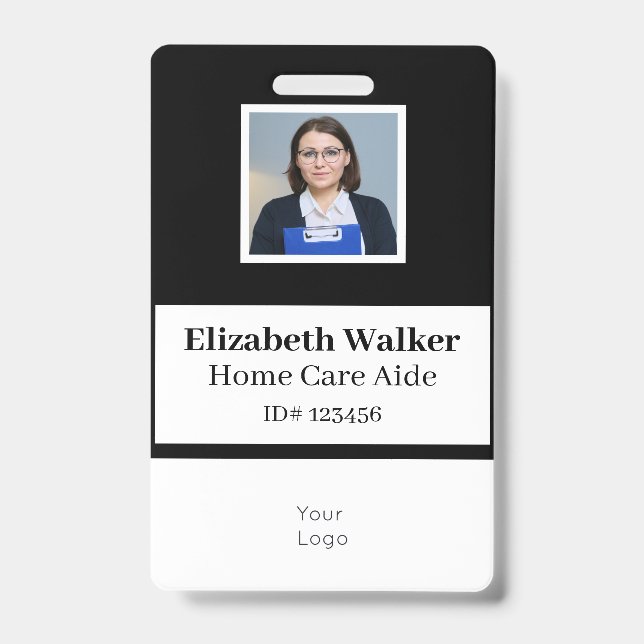 Tarjeta fotográfica de identificación personalizad (Front)