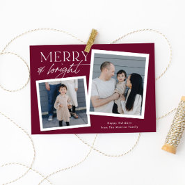 Tarjeta fotográfica de instantánea de vacaciones -