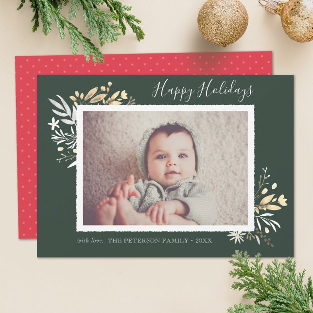 Tarjeta fotográfica de invierno Bouquet Happy Holi (Subido por el creador)