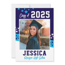 Tarjeta fotográfica de Invitación de graduación