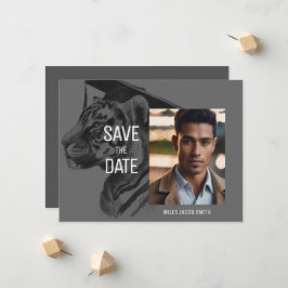 Tarjeta fotográfica de Invitación de graduación ún