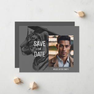 Tarjeta fotográfica de Invitación de graduación ún