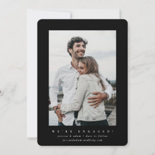 Tarjeta fotográfica de Invitación mínima de compro