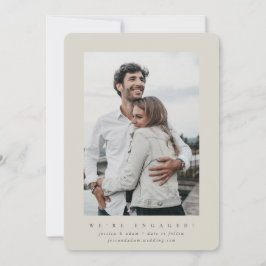 Tarjeta fotográfica de Invitación mínima de compro