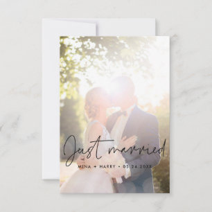 Tarjeta fotográfica de invitación Minimalista casa