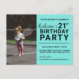 Tarjeta fotográfica de invitación por cumpleaños 2