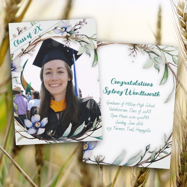 Tarjeta fotográfica de la escritura de graduación  (Subido por el creador)