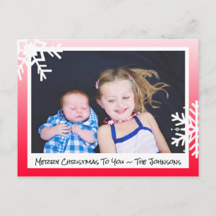 Tarjeta fotográfica de la familia de las copas de 