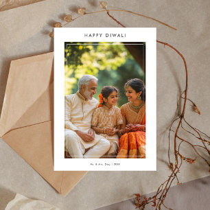 Tarjeta fotográfica de la familia Dewali Happy Mod