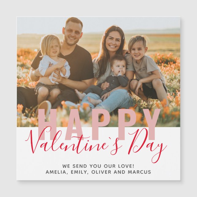Tarjeta fotográfica de la familia guiada por el Dí (Anverso)