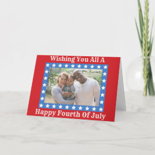 Tarjeta fotográfica de la familia Happy Cuarto de