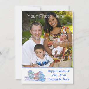 Tarjeta fotográfica de la familia Snow