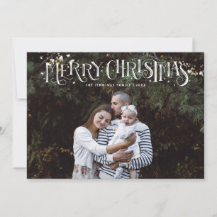 Tarjeta fotográfica de la familia superior con la