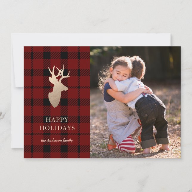 Tarjeta fotográfica de la festividad de los ciervo (Anverso)