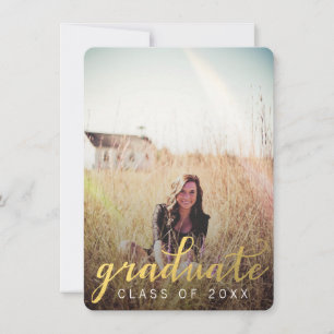 Tarjeta fotográfica de la fiesta de graduación de 