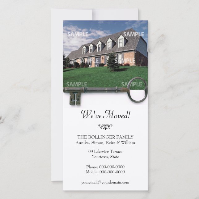 Tarjeta fotográfica de la Invitación móvil de la l (Anverso)