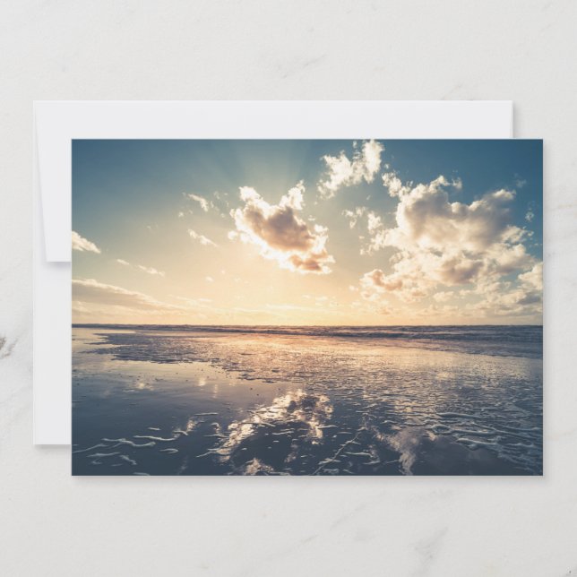 Tarjeta fotográfica de la naturaleza Wijk aan Zee (Anverso)