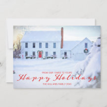 Tarjeta fotográfica de las fiestas de Navidades cl