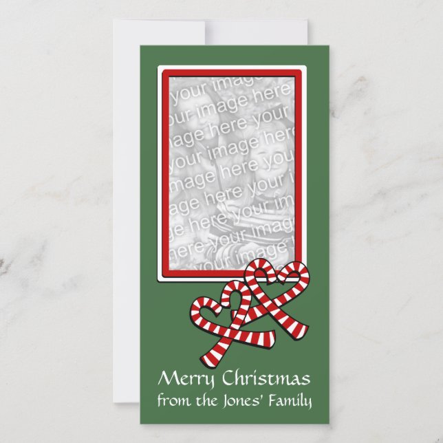 Tarjeta fotográfica de Navidad (Anverso)