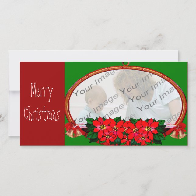 Tarjeta fotográfica de Navidad (Anverso)