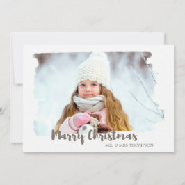 Tarjeta fotográfica de navidad